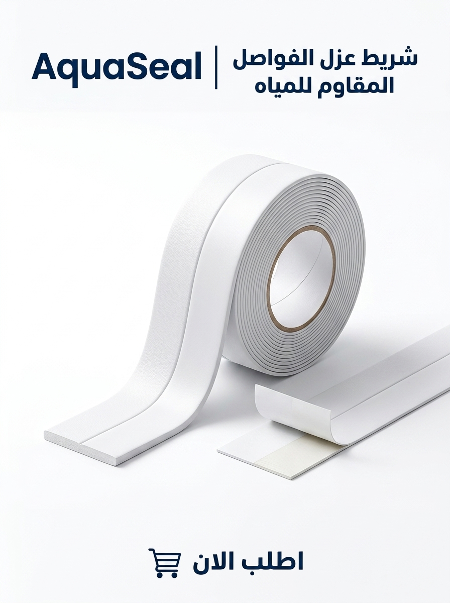 شريط عزل الفواصل المقاوم للمياه للحوض والحمام – AquaSeal - صورة 2
