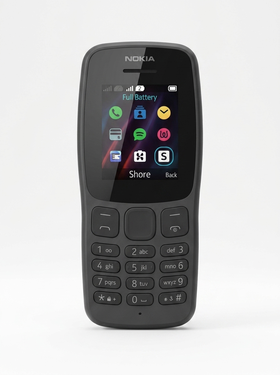 تليفون نوكيا 105 ثنائي الشريحة – موبايل Nokia 105 عملي ببطارية قوية للمكالمات | كينجو مارت
