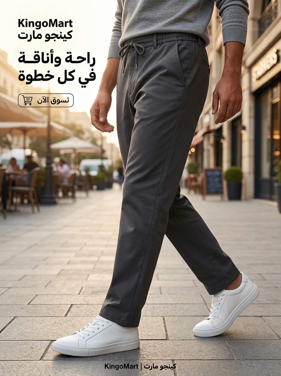 بنطلون كلاسيك سوفت مستورد رجالي - كينجو مصر