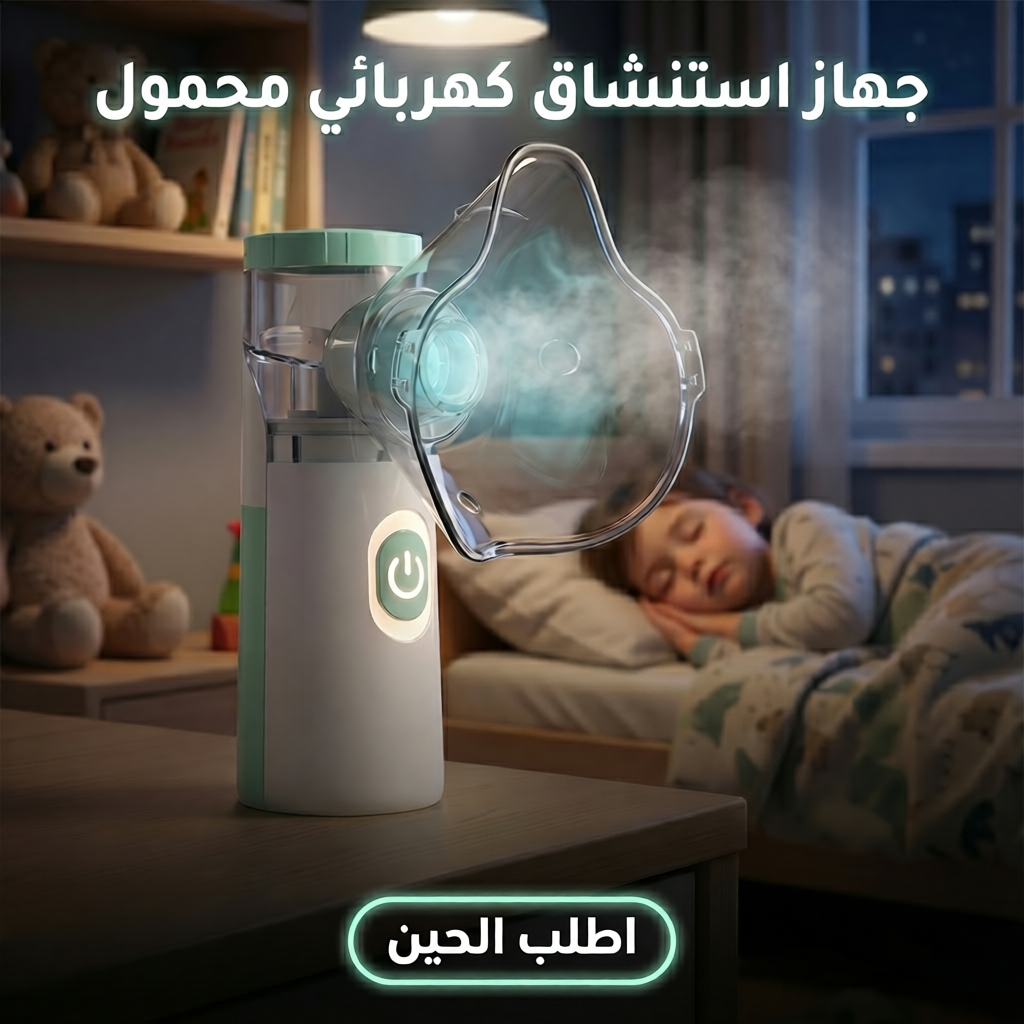 جهاز استنشاق كهربائي محمول للأطفال لعلاج الربو والحساسية